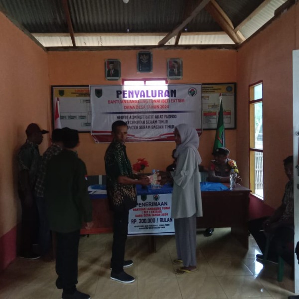 Penyaluran BLT Tahap I